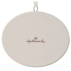 Hallmark 1-Sided Oval Ceramic Photo Ornament -Hallmark Store 1Sided Oval Ceramic Photo Ornament 1999QHE1911B1 06