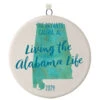 Hallmark Alabama Personalized State Ornament 2 Hallmark Alabama Personalized State Ornament -Hallmark Store Alabama Personalized State Ornament 1999QHE1711B50 01