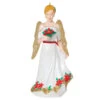 Hallmark Christmas Angels Good Cheer Ornament -Hallmark Store Angel in Red Flowers Dress Keepsake Ornament 2499QXR8267 01