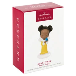 Hallmark Mary's Angels Sunflower Ornament -Hallmark Store Angel on Cloud With Bluebird Keepsake Ornament 1599QXR8227 04