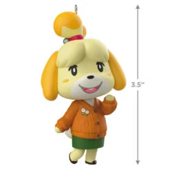 Hallmark Nintendo Animal Crossing™ Isabelle Ornament -Hallmark Store Animal Crossing Isabelle Keepsake Ornament 1899QXI6317 03