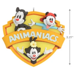 Hallmark Animaniacs™ Zany To The Max! Ornament -Hallmark Store Animaniacs Logo Keepsake Ornament 1899QXI6057 03
