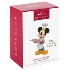 Hallmark Disney All About Mickey! Baker Mickey Ornament -Hallmark Store Baker Mickey With Cookie Sheet Keepsake Ornament 1699QXR8187 04