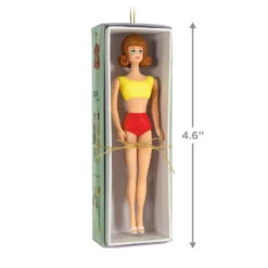 Hallmark Barbie™ Barbie's Best Friend, Midge™ Ornament -Hallmark Store Barbie Midge in Box Keepsake Ornament 1899QXI7009 03