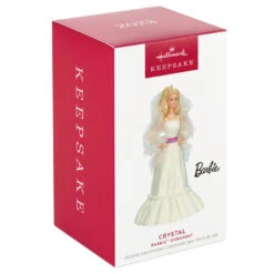 Hallmark Crystal Barbie™ Ornament 11 Hallmark Crystal Barbie™ Ornament -Hallmark Store Barbie in White Dress Keepsake Ornament 1899QXI6997 04