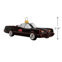 Hallmark Batman™ The Classic TV Series Batmobile™ Glass Ornament -Hallmark Store Batmobile Keepsake Ornament 1QEP3049 03