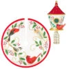 Hallmark Mini The Beauty Of Birds Christmas Tree Topper And Tree Skirt, Set Of 2 -Hallmark Store Beauty of Birds Mini Keepsake Tree Skirt and Topper 2599QSB6239 01