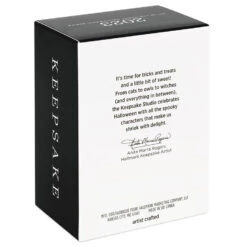 Hallmark Happy Halloween! Ornament 12 Hallmark Happy Halloween! Ornament -Hallmark Store Black Cat Pumpkin Diorama Keepsake Ornament 1799QFO5311 05