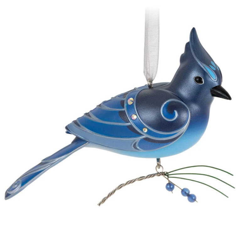 Hallmark The Beauty Of Birds Steller's Jay Ornament 3 Hallmark The Beauty Of Birds Steller's Jay Ornament