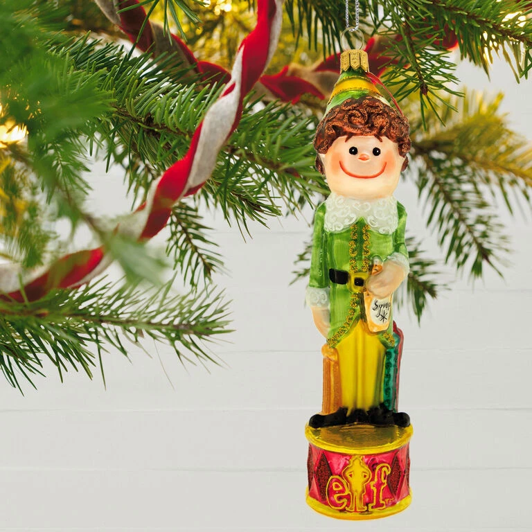 Hallmark Buddy The Elf™ Glass Ornament 4 Hallmark Buddy The Elf™ Glass Ornament - Image 2