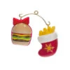 Hallmark Mini A Perfect Pairing Ornaments, Set Of 2 -Hallmark Store Burger and Fries Keepsake Ornaments 1499QXM9207 01