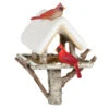 Hallmark Marjolein's Garden Winter Cardinals Ornament -Hallmark Store Cardinals Birdfeeder Keepsake Ornament 1899QXR8099 01