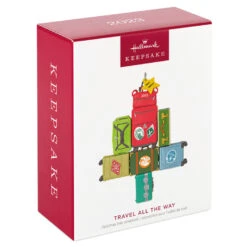 Hallmark Travel All The Way 2023 Ornament -Hallmark Store Christmas Tree of Luggage Keepsake Ornament 1899QGO2907 04