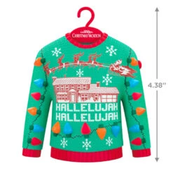 Hallmark National Lampoon's Christmas Vacation™ A Lotta Lights Musical Ornament With Light -Hallmark Store Christmas Vacation Ugly Sweater Keepsake Ornament 2299QXI7437 03