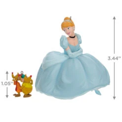 Hallmark Disney Cinderella Jaq And Gus Love Cinderelly Christmas Ornaments, Set Of 2 -Hallmark Store Cinderella Jaq and Gus Keepsake Ornaments 2499QXD6619 03