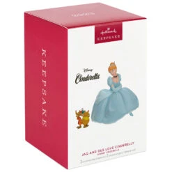 Hallmark Disney Cinderella Jaq And Gus Love Cinderelly Christmas Ornaments, Set Of 2 -Hallmark Store Cinderella Jaq and Gus Keepsake Ornaments 2499QXD6619 04
