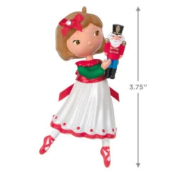 Hallmark Nutcracker Sweet Clara 2023 Exclusive Ornament -Hallmark Store Clara With Nutcracker Keepsake Ornament 1799QXC5621 03