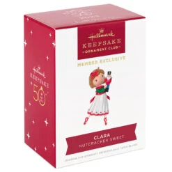 Hallmark Nutcracker Sweet Clara 2023 Exclusive Ornament -Hallmark Store Clara With Nutcracker Keepsake Ornament 1799QXC5621 04