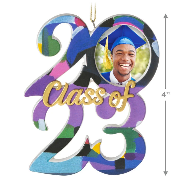 Hallmark Congrats, Grad! 2023 Ceramic Photo Frame Ornament 5 Hallmark Congrats, Grad! 2023 Ceramic Photo Frame Ornament - Image 3