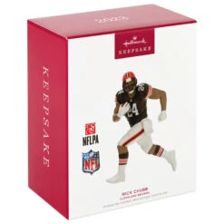 Hallmark NFL Cleveland Browns Nick Chubb Ornament -Hallmark Store Cleveland Browns Nick Chubb Keepsake Ornament 2299QXI7159 04