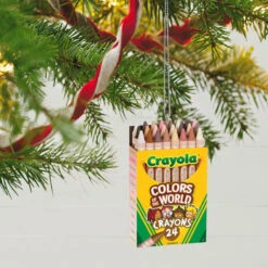 Hallmark Crayola® Colors Of The World Ornament -Hallmark Store Colors of the World Crayons Box Keepsake Ornament 1899QXI7347 02