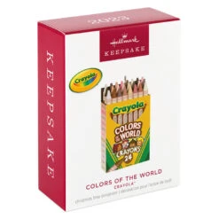 Hallmark Crayola® Colors Of The World Ornament -Hallmark Store Colors of the World Crayons Box Keepsake Ornament 1899QXI7347 04