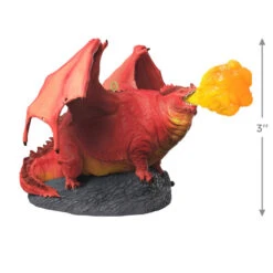 Hallmark Dungeons & Dragons: Honor Among Thieves Themberchaud Ornament With Light 10 Hallmark Dungeons & Dragons: Honor Among Thieves Themberchaud Ornament With Light -Hallmark Store DND Themberchaud Dragon Keepsake Ornament 2499QXI7547 03