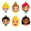Mini Disney Princess Shatterproof Hallmark Ornaments, Set Of 6 -Hallmark Store Disney Princess Miniature Christmas Ornaments Set of 6 2HCM6131 01