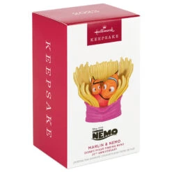 Hallmark Disney/Pixar Finding Nemo 20th Anniversary Marlin & Nemo Ornament 11 Hallmark Disney/Pixar Finding Nemo 20th Anniversary Marlin & Nemo Ornament -Hallmark Store DisneyPixar Nemo and Marlin Keepsake Ornament 2199QXD6607 04