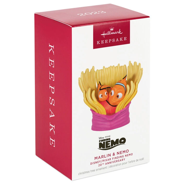 Hallmark Disney/Pixar Finding Nemo 20th Anniversary Marlin & Nemo Ornament 6 Hallmark Disney/Pixar Finding Nemo 20th Anniversary Marlin & Nemo Ornament - Image 4