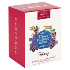 Hallmark Disney Mickey Mouse Disney's Electrical Parade Musical Ornament With Light 11 Hallmark Disney Mickey Mouse Disney's Electrical Parade Musical Ornament With Light -Hallmark Store Disneys Electrical Parade Float Keepsake Ornament 2999QXD6729 04