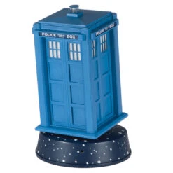 Hallmark Doctor Who 60th Anniversary TARDIS Tabletop Decoration With Light, Sound And Motion 9 Hallmark Doctor Who 60th Anniversary TARDIS Tabletop Decoration With Light, Sound And Motion -Hallmark Store Doctor Who TARDIS Keepsake Decoration 1QFM3949 06