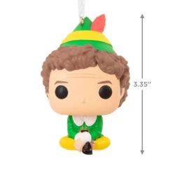 Elf Buddy The Elf™ Funko POP!® Hallmark Ornament -Hallmark Store Elf Buddy the Elf Funko POP Christmas Ornament 3HCM1107 03