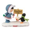 Hallmark Frosty Friends 2023 Ornament -Hallmark Store Eskimo and Penguin Keepsake Ornament 1699QXR8029 01