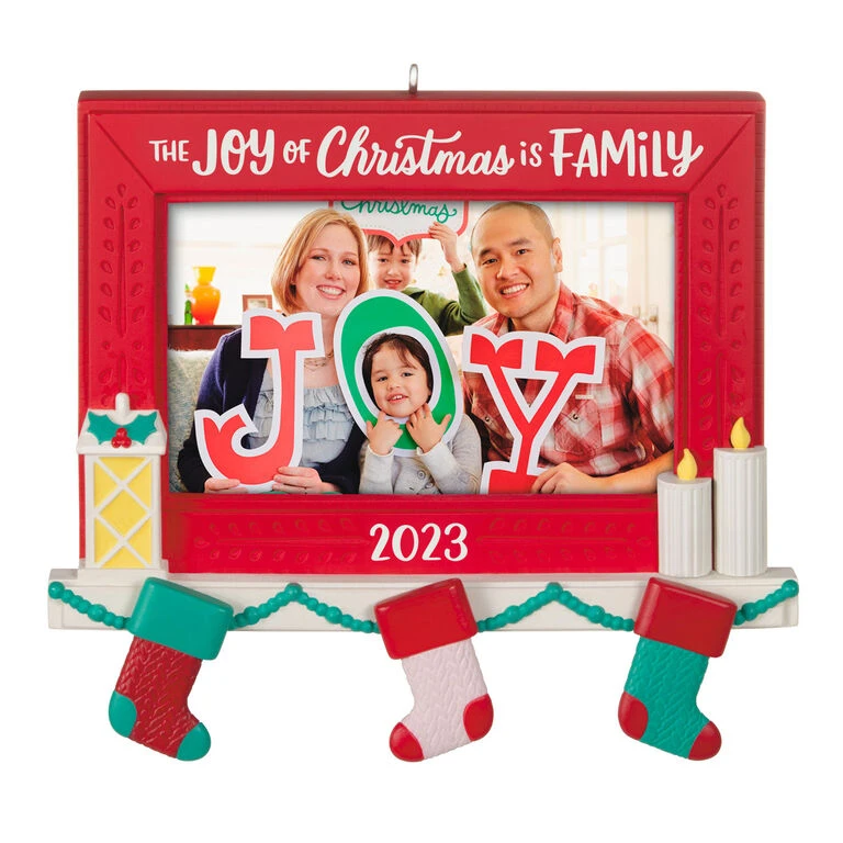 Hallmark Family Joy 2023 Photo Frame Ornament 3 Hallmark Family Joy 2023 Photo Frame Ornament