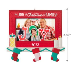Hallmark Family Joy 2023 Photo Frame Ornament 10 Hallmark Family Joy 2023 Photo Frame Ornament -Hallmark Store Family Joy 2023 Picture Frame Keepsake Ornament 1599QGO2587 03