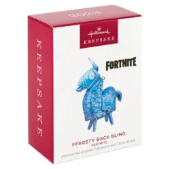 Hallmark Fortnite Ffrosty Back Bling Ornament -Hallmark Store Fortnite Ffrosty Llama Keepsake Ornament 1399QXI7187 04