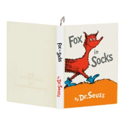 Hallmark Dr. Seuss's Fox In Socks™ Who Sews Whose Socks? Ornament -Hallmark Store Fox in Socks Book Keepsake Ornament 1799QXI7319 06