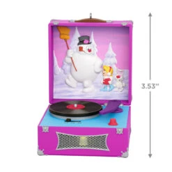 Hallmark Frosty The Snowman™ Look At Frosty Go Ornament With Light And Sound -Hallmark Store Frosty the Snowman Record Player Keepsake Ornament 2499QXI6279 03
