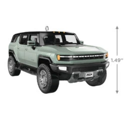 Hallmark 2024 GMC HUMMER EV™ 2023 Metal Ornament -Hallmark Store GMC Hummer EV Keepsake Ornament 2199QXI6027 03