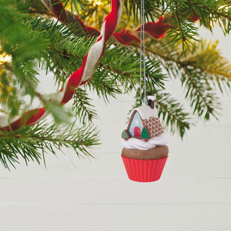 Hallmark Christmas Cupcakes Gingerbread Goodness Ornament 4 Hallmark Christmas Cupcakes Gingerbread Goodness Ornament - Image 2