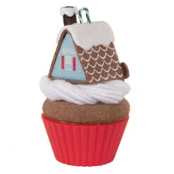 Hallmark Christmas Cupcakes Gingerbread Goodness Ornament 13 Hallmark Christmas Cupcakes Gingerbread Goodness Ornament -Hallmark Store Gingerbread House Cupcake Keepsake Ornament 1599QXR8017 06