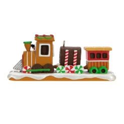 Hallmark Season’s Treatings Ornament -Hallmark Store Gingerbread Train Keepsake Ornament 1699QXR8009 06