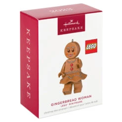 Hallmark Gingerbread Woman LEGO® Minifigure Ornament -Hallmark Store Gingerbread Woman LEGO Minifig Keepsake Ornament 1699QXI7329 04