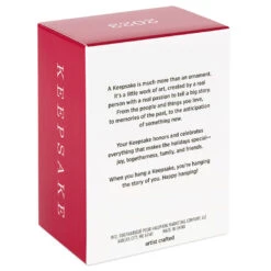 Hallmark Oh, What Fun It Is To Wine Ornament -Hallmark Store Glass of Red Wine Keepsake Ornament 1599QGO2919 05