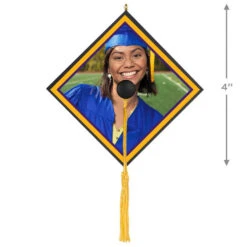 Hallmark Graduation Cap Photo Personalized Ornament -Hallmark Store Graduation Cap Photo Personalized Keepsake Ornament 2499QHE2120B3 03