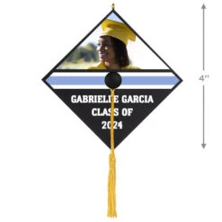 Hallmark Graduation Cap Text And Photo Personalized Ornament -Hallmark Store Graduation Cap Text and Photo Personalized Keepsake Ornament 2499QHE2120B2 03