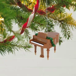 Hallmark O Holy Night Musical Ornament 9 Hallmark O Holy Night Musical Ornament -Hallmark Store Grand Piano Musical Keepsake Ornament 2099QSM7849 02