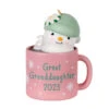 Hallmark Great-Granddaughter Hot Cocoa Mug 2023 Ornament 2 Hallmark Great-Granddaughter Hot Cocoa Mug 2023 Ornament -Hallmark Store GreatGranddaughter Snowman in Mug Keepsake Ornament 1399QGO2559 01
