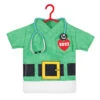 Hallmark The Gift Of Caring 2023 Fabric Ornament 2 Hallmark The Gift Of Caring 2023 Fabric Ornament -Hallmark Store Green Scrubs Shirt Keepsake Ornament 1399QGO2897 01